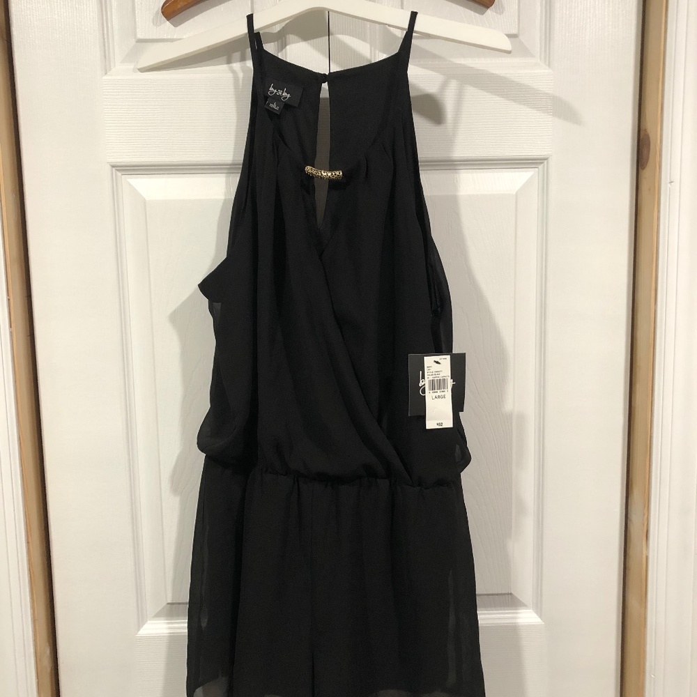 Black romper NWT